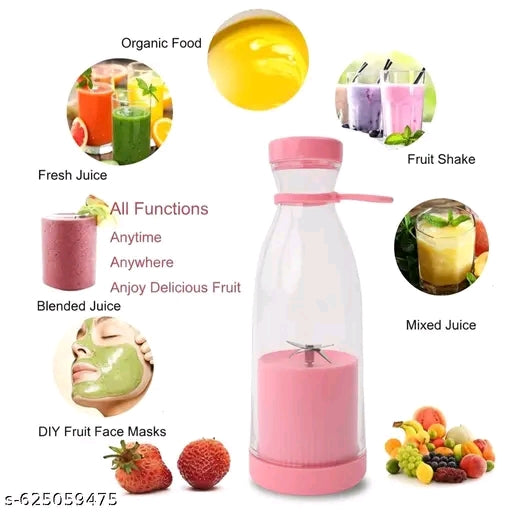 Portable Rechargeable Juicer Blender Bottle 6 blades